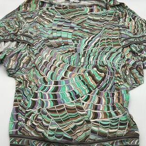 Trina Turk Dolman Sleeve Top Tunic Blouse Womens Size Small Boho Hippie